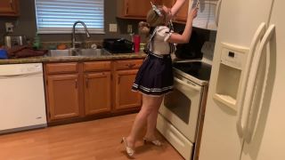 ErikaSwingz - Naughty Japanese Maid Outfit Aheg - Upskirt-0