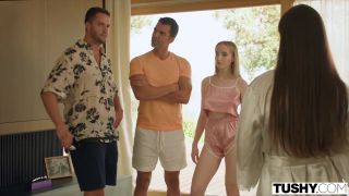 Marco Bull,Dan Damage,Polly Yangs,Milan Cheek - TUSHY Gorgeous Besties Milan Cheek And Polly Yangs Have Crazy Anal Foursome On Couples Getaway-0