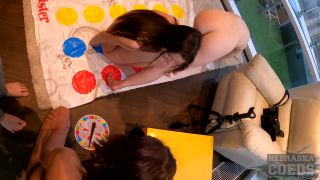 Rebeka Ruby Playing Naked Twister With Ginger Riki And Miss Pussycat Spinning - Teenage-4