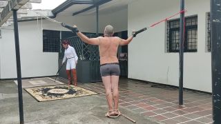 "BULLWHIPPED BY THE COLLARED UP GODDESS K" (1080 HD) (LATINA FEMDOM, EXTREME FEMDOM, MILF, OUTDOORS)-8