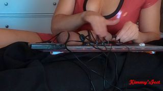 Cruel Femdom Estim Sounding Deep Electro Urethral Sound Cock Torture Ti-8