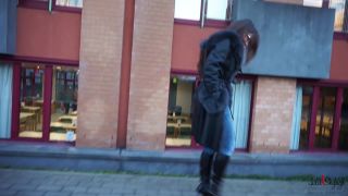 Julie Skyhigh, Pantyhose, Stockings, Leggings - 150204 walking in furs leather boots and jeans [foot fetish] Pantyhose-3