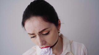 free adult video 44 francesca le femdom Miss Ellie Mouse – Hot Secretary in Latex Skirt and Paper Gag, joi video on femdom porn-9