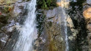 SparksGoWild - Hot Guy and 2 Sexy Girls have a Threesome next to a Waterfall  | couple | pov-1