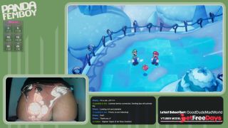 [GetFreeDays.com] PandaFemboy Plays Mario and Luigi Brothership Part 19 Porn Film May 2023-3