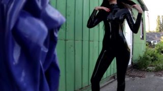 [GetFreeDays.com] Katya Lomik 2 Latex Catsuit Walk latex lingerie porn-1