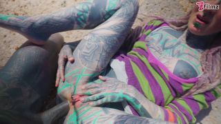 Dreadhead Horny HIPPIE Girl Gets ANAL Fuck Outdoors By Tattooed Dick  P-8