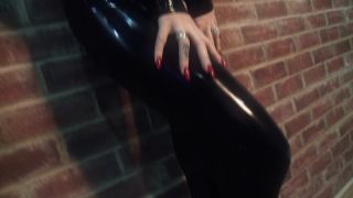 Latexotica 2014   Lilly   Leopard Print Latex Catsuit (mp4)-7