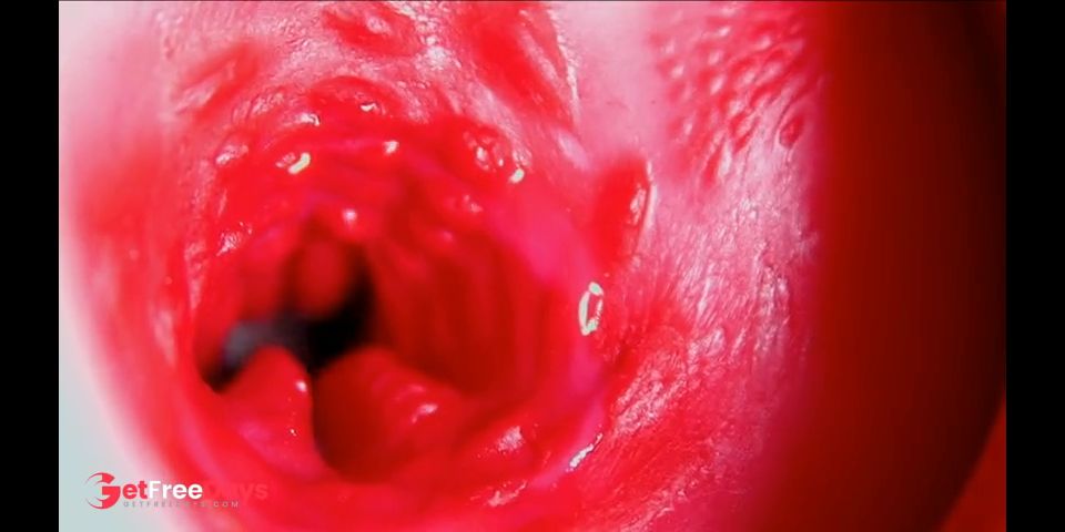 Juicy beautiful pussy squelches inside ASMR close-up inside the anus