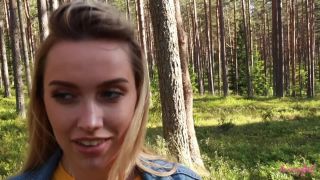 Teenagers Have Public Sex on a Picnic. POV Blowjob and Amateur Doggystyle.-5