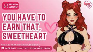 Exclusive Preview  Femdom JOI You Have to Earn It, Sweetheart  Edging  Guided Masturbation  F4M-9