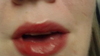 xxx video 41 velvet fetish Bright red findom mouth, fetish on femdom porn-4