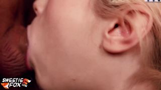 Sweetie Fox - Cute Teen Sloppy Deepthroat Cock and Cum in Mouth Closeup 1080P - Sloppy deepthroat-7