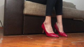 adult xxx video 3 russian hardcore porn Long Finger Nails Tickling Feet While Dangling Shoe, hd on feet porn-0