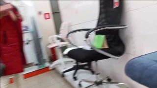 Exhibitionist wifeIn a sexy outfit without panties in the store I seduce the seller 2-1