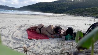 Exhibitionism Sweet couple on the public beach.-0