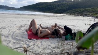 Exhibitionism Sweet couple on the public beach.-5
