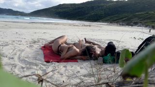 Exhibitionism Sweet couple on the public beach.-6