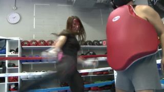 Japanese mistress kaede kickboxing domination part 1-3