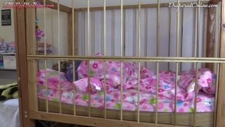 Diaperedonline2Red Red Locked in Crib Masturbates-1
