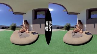 Busty Teen Sunbathes with a Voyeur Spy - Smartphone VR-1