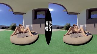 Busty Teen Sunbathes with a Voyeur Spy - Smartphone VR-2