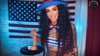 xxx clip 43 big butt femdom MistressRavenFD – RED WHITE and BLUE BALLS – STROKING GAME, joi video on pov-9