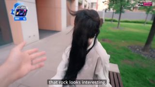 Cum In Mouth Pretty girl masturbates in a cafe and on the street. sucked in a public place - pinkloving-1