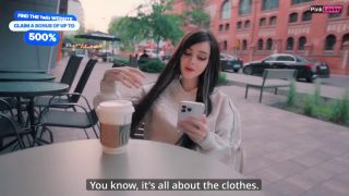 Cum In Mouth Pretty girl masturbates in a cafe and on the street. sucked in a public place - pinkloving-2