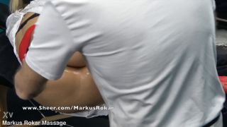 Xvideos RED Married Milf on Massage Bed Tease Boner Masseur with her Big Booty and that Happened!-2