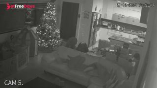 [Sleeping.Porn] Christmas tape - sexy babe chilling on the sofa after dinner-3