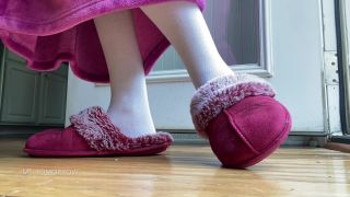 porn video 7 DommeTomorrow – morning socks – smelly slippers - masturbation instructions - pov tall girl fetish-1