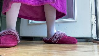 porn video 7 DommeTomorrow – morning socks – smelly slippers - masturbation instructions - pov tall girl fetish-6
