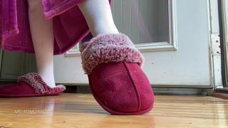 porn video 7 DommeTomorrow – morning socks – smelly slippers - masturbation instructions - pov tall girl fetish-8