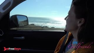 [GetFreeDays.com] Public Car Sex with Rose Carter on a trip to the beach sucking cock and riding it hard POV Porn Film October 2022-2