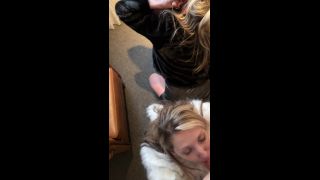 ErikaSwingz - Dual Blowjobs with TallGirlAlli ) She's over 6 feet tall - Orgy-6