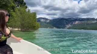LunaDoll - A Handsome Black Guy Destroys my Pussy on his Boat. I suck his BBC on the Lake !!!-1