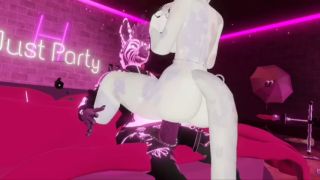 Uncensored In Cartoon ASMR VRCHATS fille sperme aime sucer des bites et baiser-8