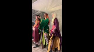 Angel Wicky Me valentina nappy and zazie sky as naughty witches in hocus pocus parody-3