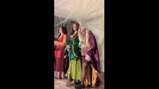 Angel Wicky Me valentina nappy and zazie sky as naughty witches in hocus pocus parody-4