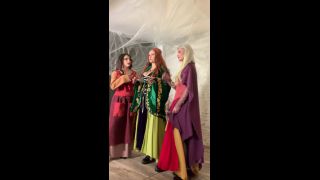 Angel Wicky Me valentina nappy and zazie sky as naughty witches in hocus pocus parody-6