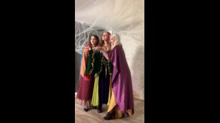 Angel Wicky Me valentina nappy and zazie sky as naughty witches in hocus pocus parody-7