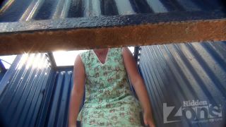 Voyeur – A hidden camera in the beach booth on voyeur -6