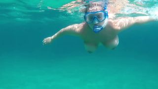 Tits Underwater moments with hot views of my big natural tits and hot pussy-7