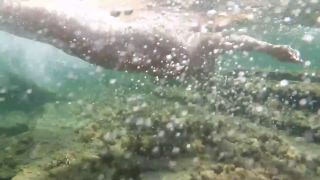 Tits Underwater moments with hot views of my big natural tits and hot pussy-8