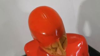 [GetFreeDays.com] Having Some Fun With My Red Breathplay Hood! latex ass porn-2