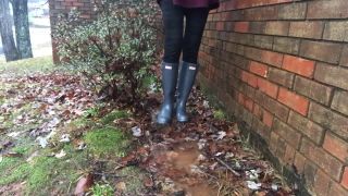 porn clip 6 Hunter Rain Boots Wellies - boots - femdom porn plastic fetish-0