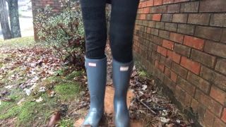 porn clip 6 Hunter Rain Boots Wellies - boots - femdom porn plastic fetish-2