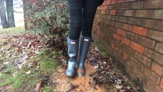 porn clip 6 Hunter Rain Boots Wellies - boots - femdom porn plastic fetish-4