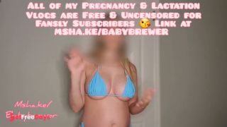 [GetFreeDays.com] Sexy MILF Pregnancy and Lactation Vlog - One of MANY Weekly Video Updates with Titty Milk on Fansly Porn Leak May 2023-5